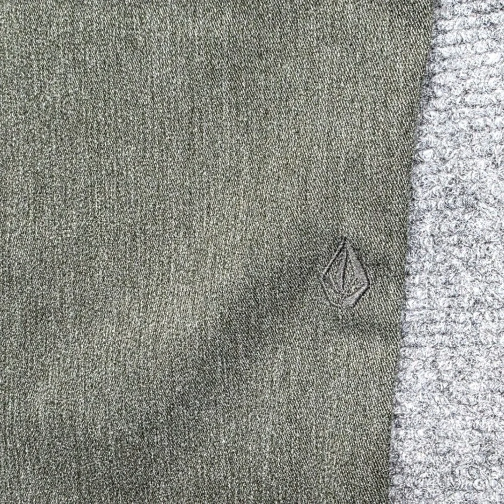 Volcom Vmonty‎ Modern Stretch Chino Pants Men's 36 Heather Olive Green A11313S1